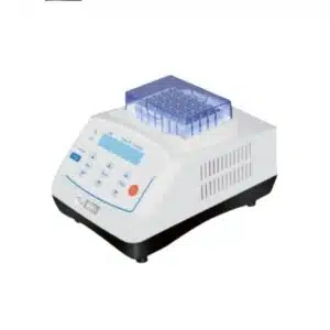 HSC-CTDB keypad dry bath with a clear lid over the tube block