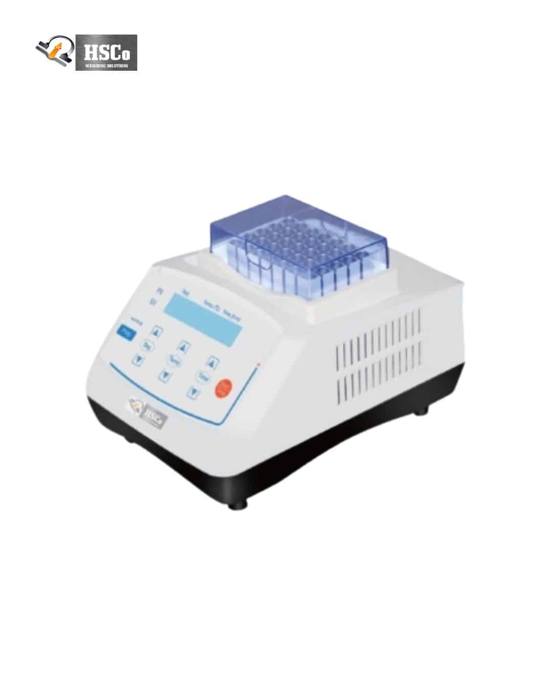 Constant Temperature Dry Bath – Keypad Type – HSC – CTDBKT HSC-CTDB keypad dry bath with a clear lid over the tube block