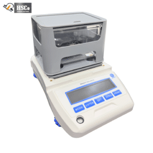 HSCo GDM gold density meter with water tank and big LCD, front view