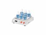 HSCo HSC-OS-330 orbital shaker with conical flasks on the tray