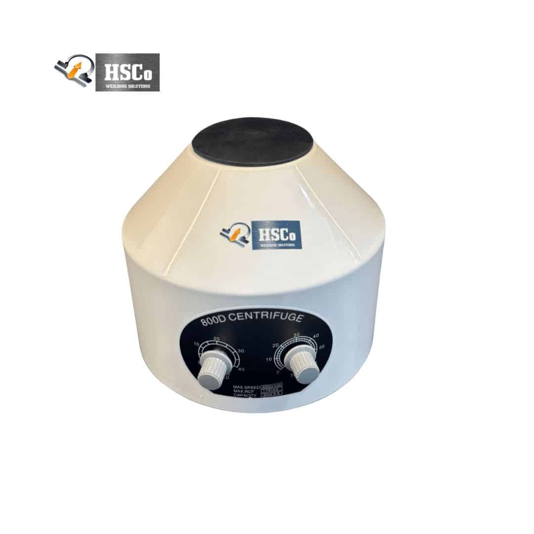 Centrifuge 800D HSCo Centrifuge 800D with speed and timer knobs