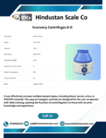 Economy centrifuge 8-D leaflet with specifications