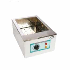 HSCo rectangular precision water bath with stainless inner chamber and control knob
