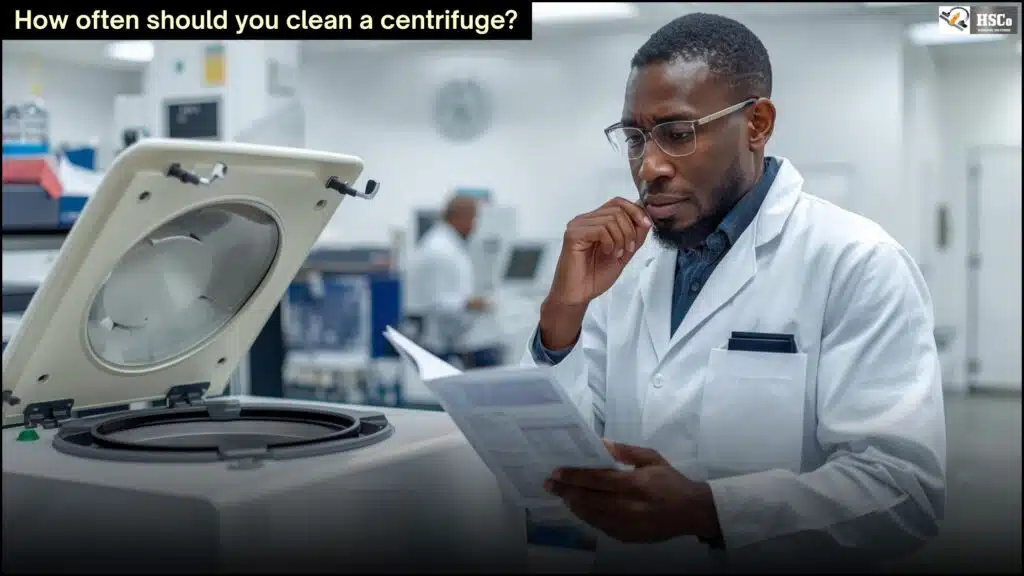 How often should you clean a centrifuge