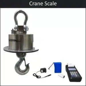 hsco crane scale with printer and accessories