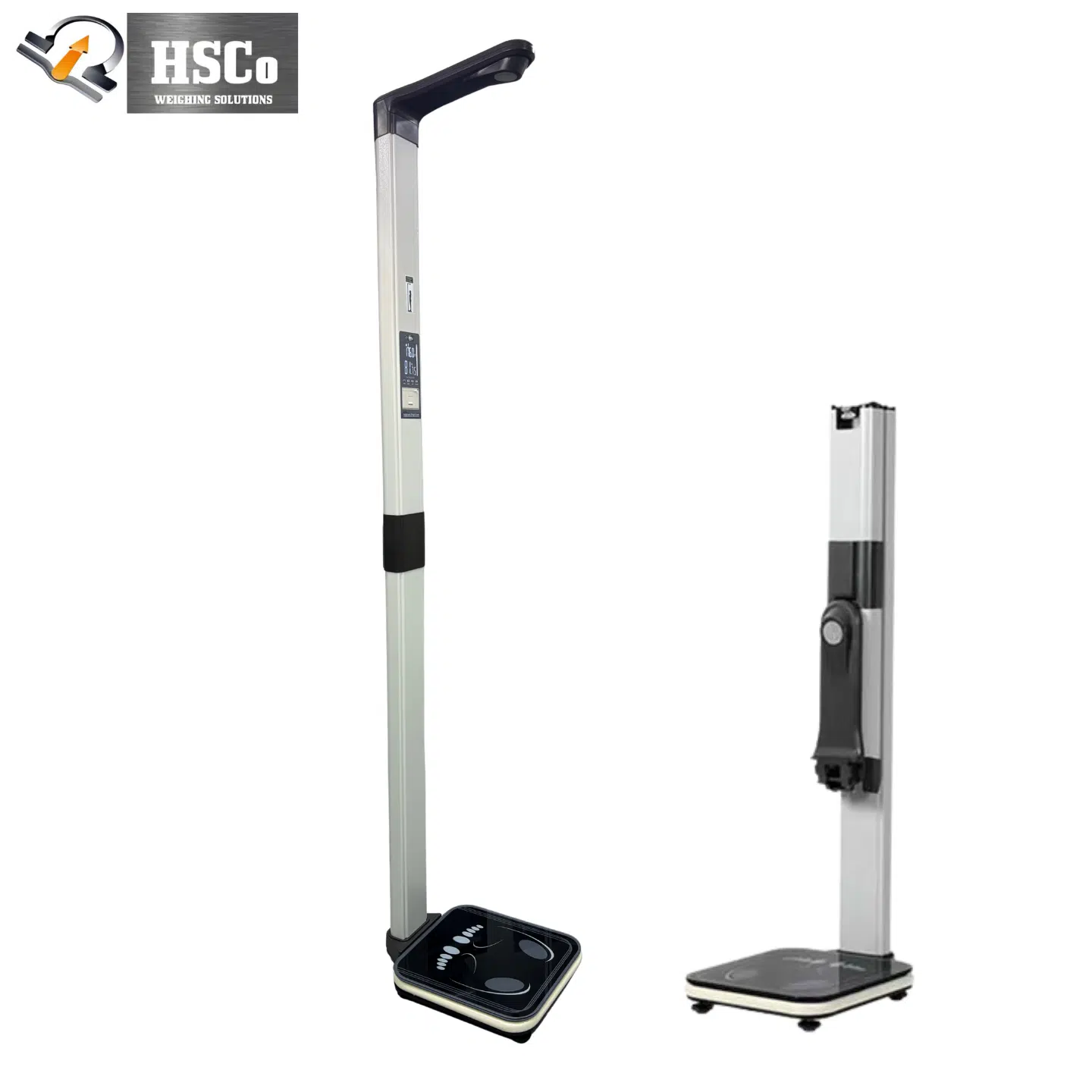 BMI 250p Scale (1) HSCo BMI 250P height and weight machine with ultrasonic column and platform