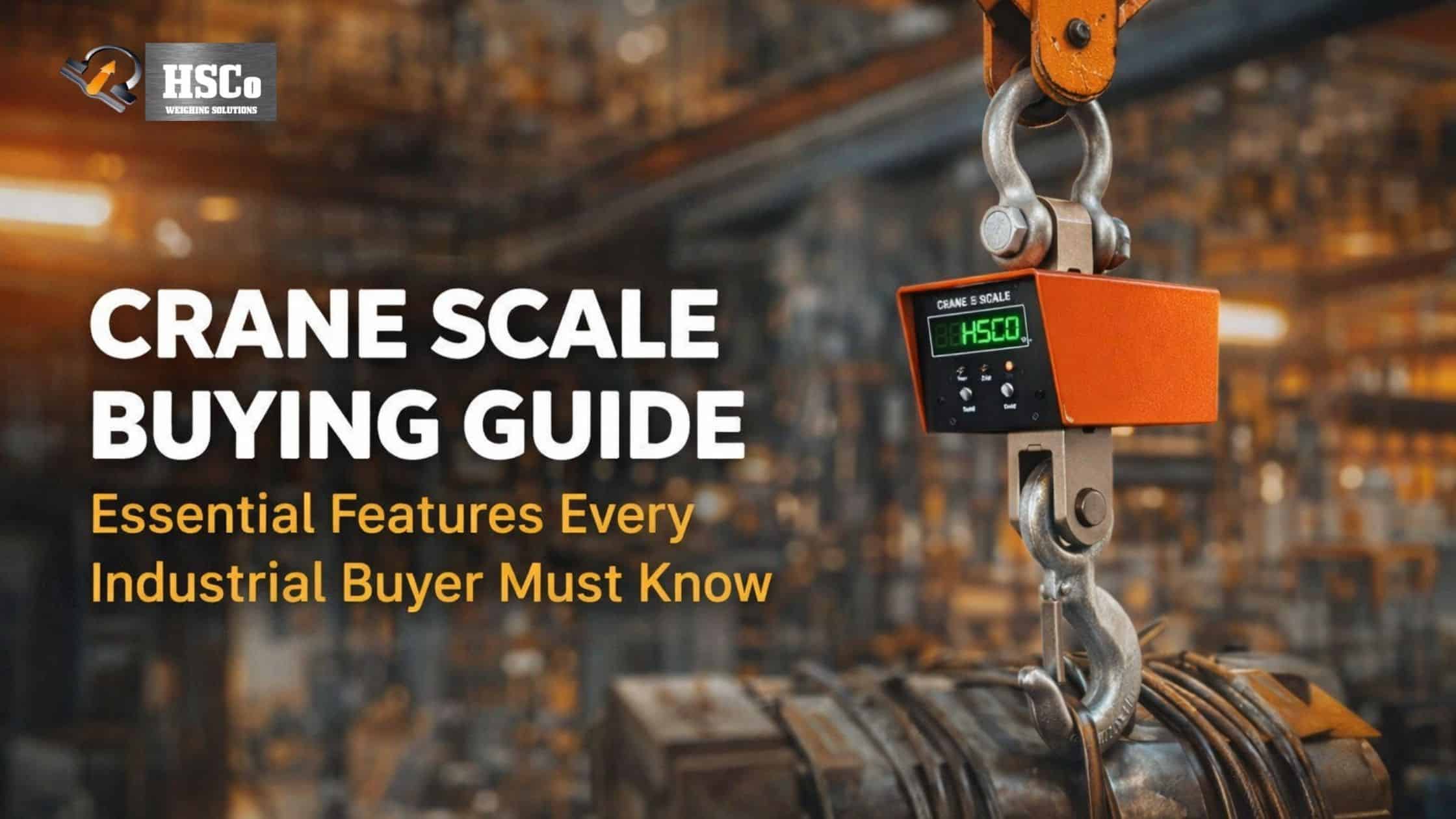Crane Scale Buying Guide Essential Features Every Industrial Buyer Must Know