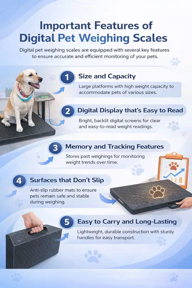 Digital Pet Weighing Scales Have These Important Features