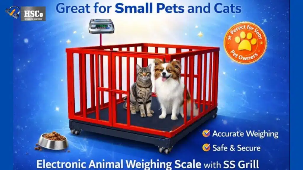 Electronic Animal Weighing Scale with SS Grill