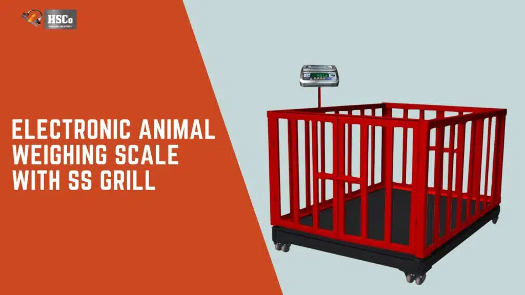 Electronic Animal Weighing Scale with SS Grill 2