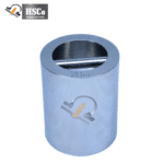HSCo 20 kg stainless steel cylindrical test weight with recessed grip handle