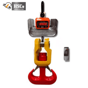 HSCo CRHHRDJH heat resistant crane scale with heat shield, double J hook and remote