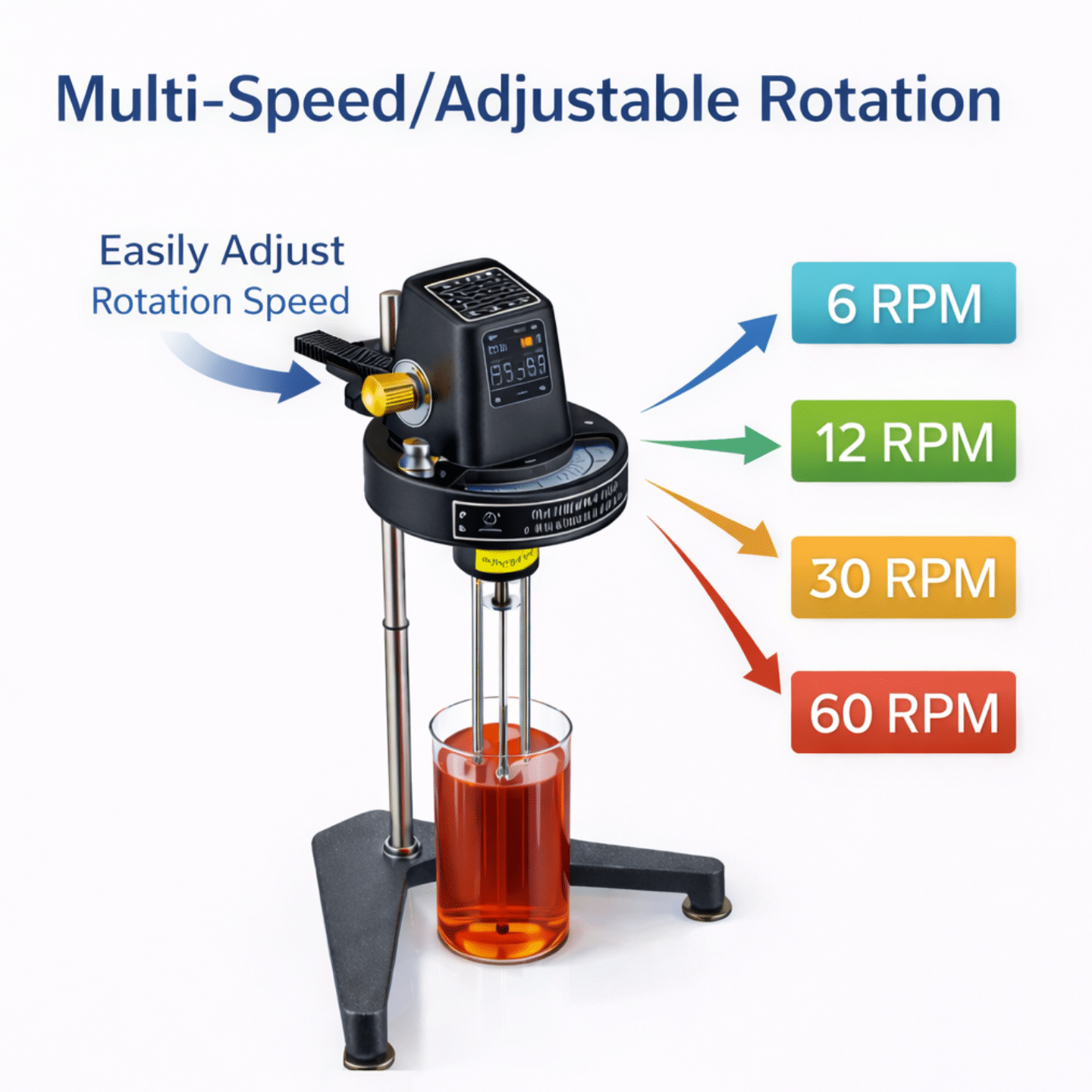 Stainless Steel Dial Reading Rotational Viscometer - HSCo