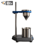 Ford cup on stand with blue arm and steel beaker