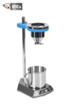 HSCo Ford cup viscosity tester on stand with collecting cup