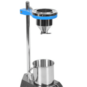 HSCo Ford cup viscosity tester on stand with collecting cup