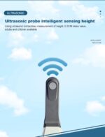 Ultrasonic probe of the BMI 250P for contactless height measurement