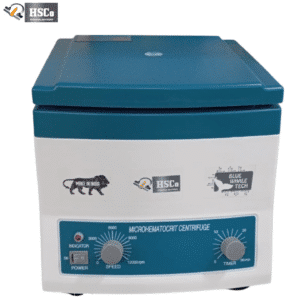 MK-HC12A microhematocrit centrifuge with speed and timer knobs