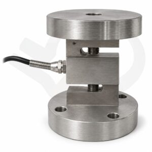 HSC 2AX tank weighing module with S-type load cell between round plates