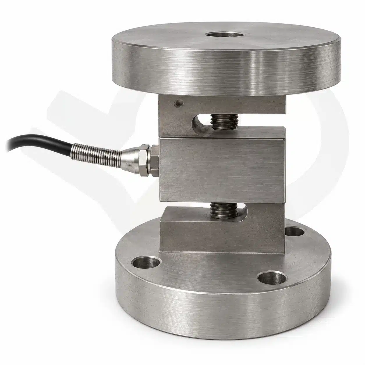 Tank weighing assembly HSC-2AX 100 kg to 500 kg HSC 2AX tank weighing module with S-type load cell between round plates