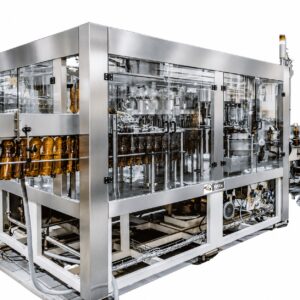 Liquid bottle filling line