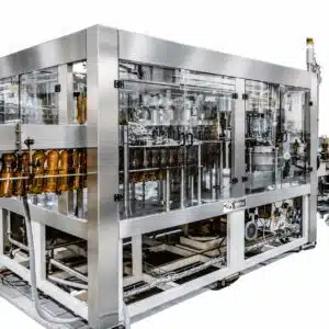 Liquid bottle filling line