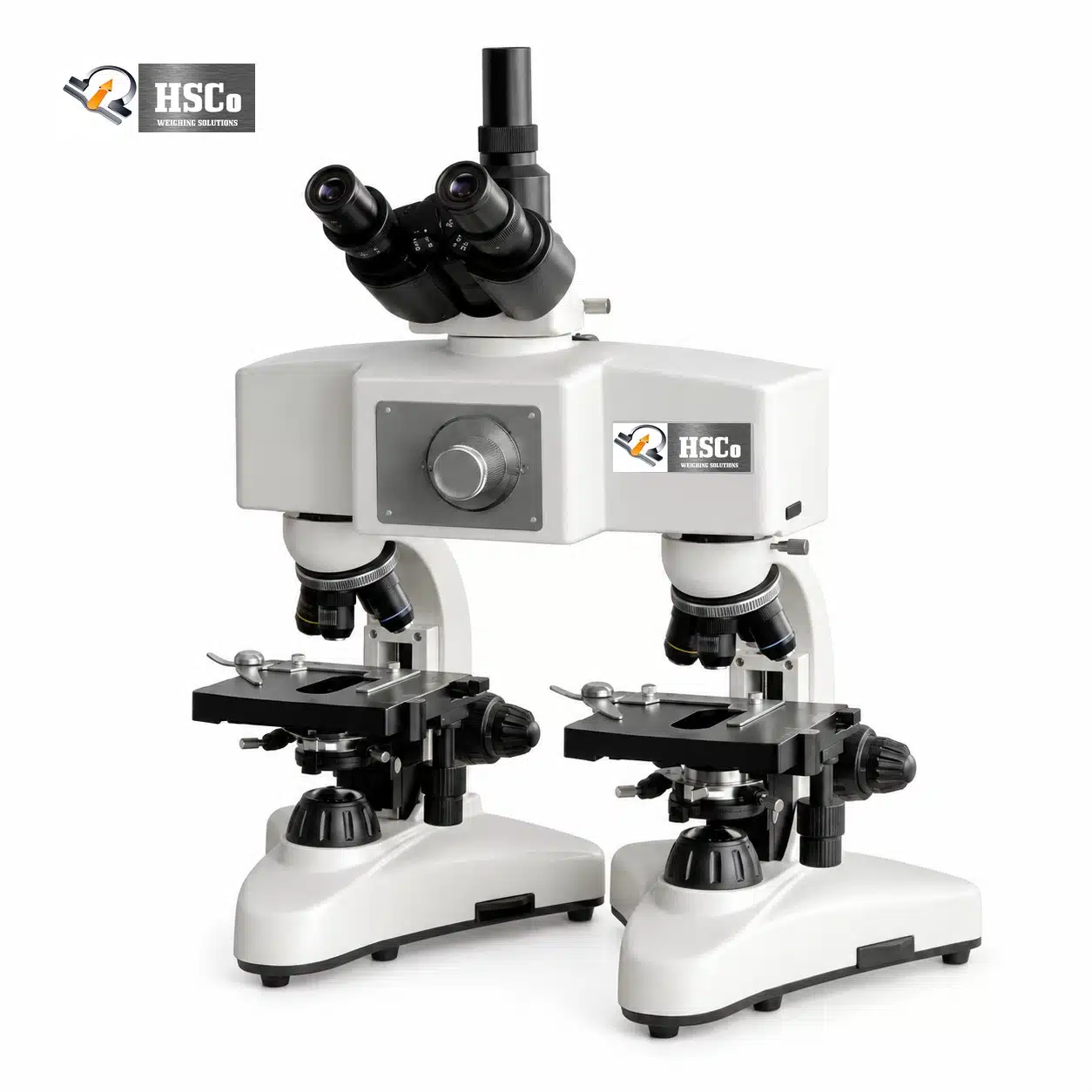 Comparison Microscope – HSC – CM HSCo comparison microscope with trinocular head, bridge and two stages