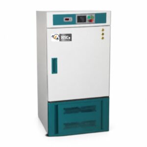 HSCo refrigerated cooling incubator with control panel and white cabinet