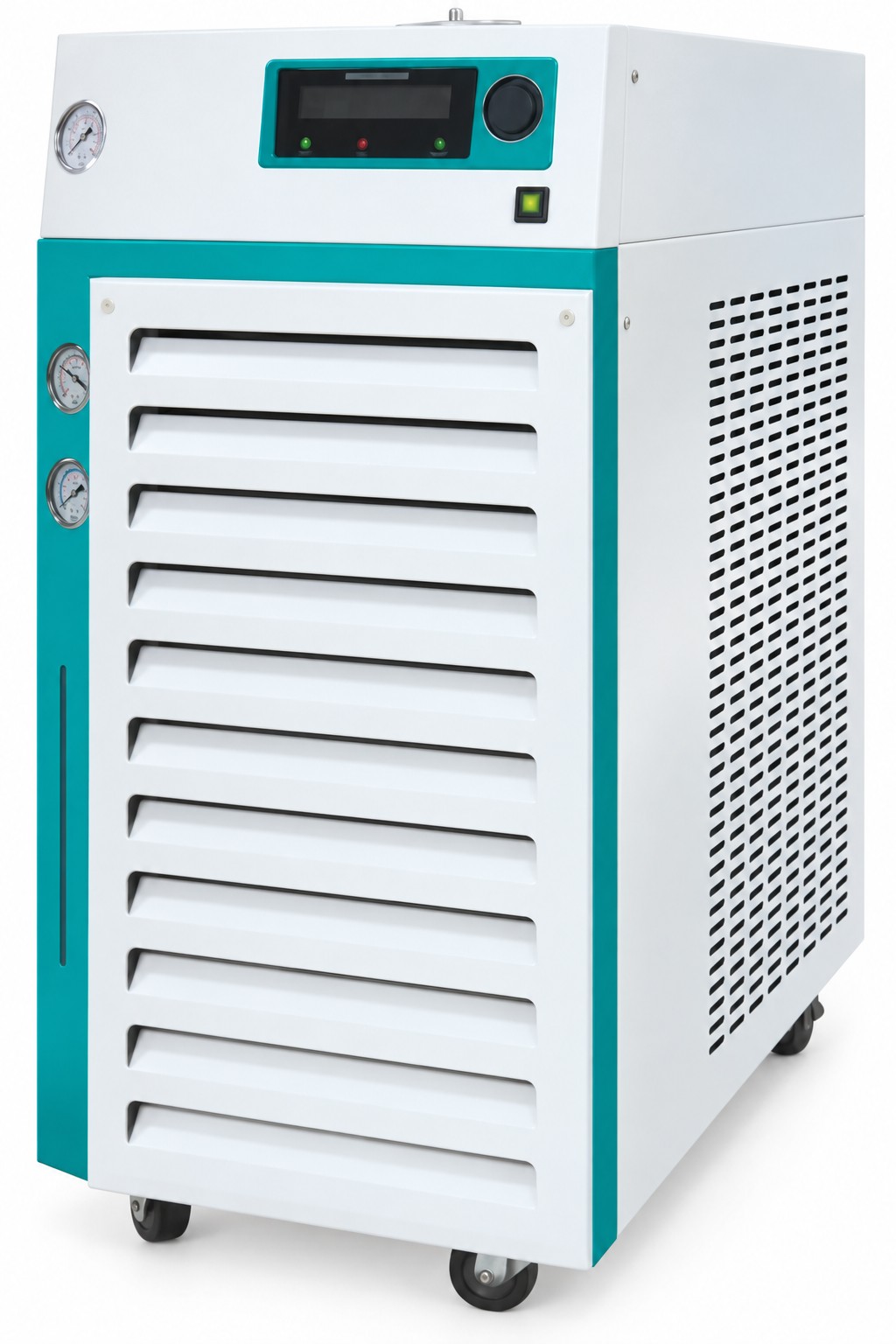 Low Temperature Chiller HSC-LCH low temperature chiller cabinet with gauges and display