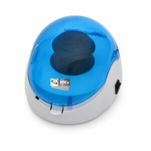HSCo HSC-C-NK6TTK mini centrifuge with blue lid