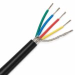 Shielded multi-core load cell cable