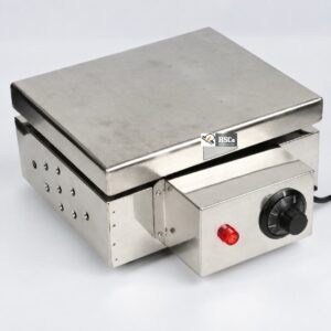 HSCo stainless steel laboratory hot plate with square top plate and regulator knob