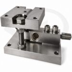 HSC MAX tank weighing module with shear beam load cell, slotted top plate and hold-down stud