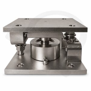 HSC-MNDQ tank weighing module: load cell between top and base plates with support bolts