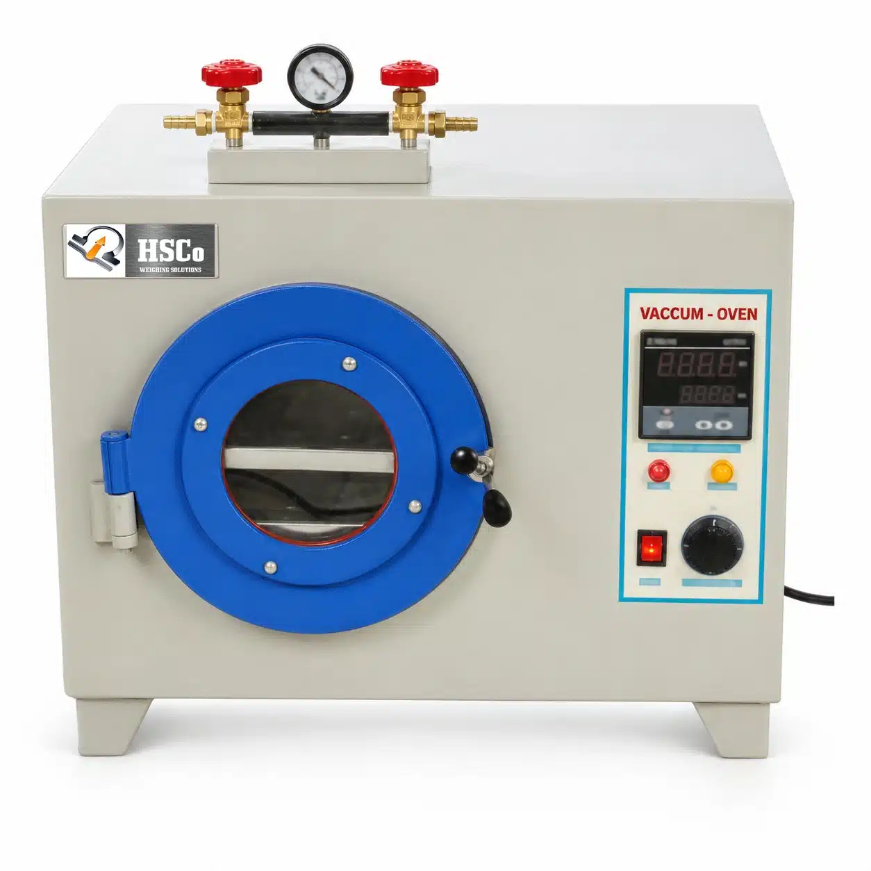 Vacuum Oven HSCo vacuum oven HSC-VO with round door window, vacuum gauge and controller