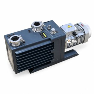HSC-VP rotary vane vacuum pump with motor, inlet and exhaust ports