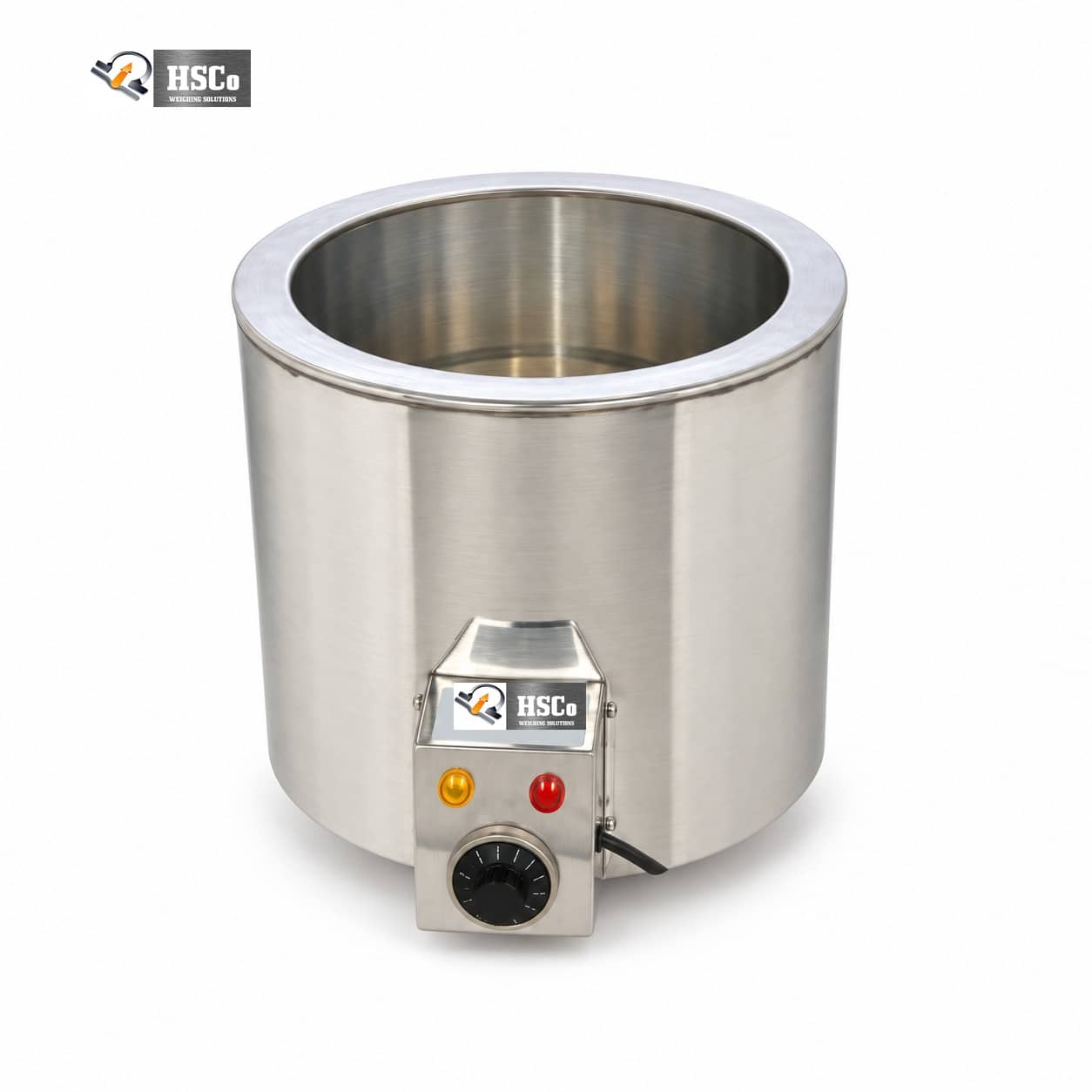 Water Bath - Round Typ (25-100 Degree Celcius) HSCo round stainless water bath with temperature knob and indicator lamps
