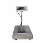 HSCo PLSSWWR100 water resist platform scale with stainless steel platform and pole display