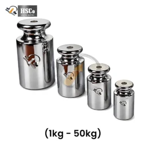 HSCo stainless steel weights from 1 kg to 50 kg