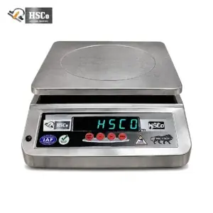 GRSSB grading scale with stainless steel tray and green LED display