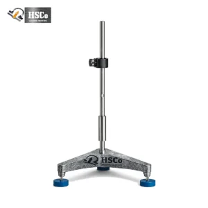 HSCo adjustable viscometer stand with stainless steel column, clamp knob and tripod base