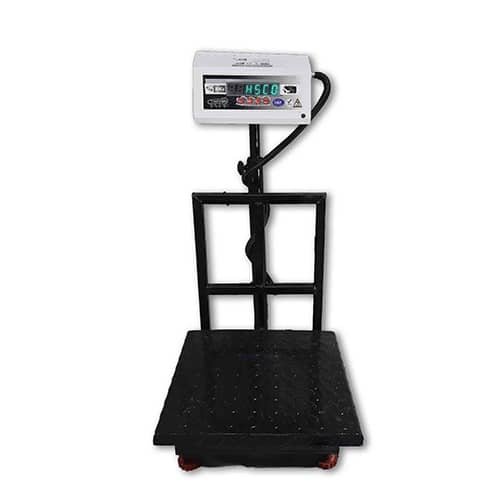 Groundnut MSP 2026-27 at ₹7,517 a quintal: how to check the weight of your lot 6 HSCo PLCHQS electronic platform scale with a chequered plate and a display on a column
