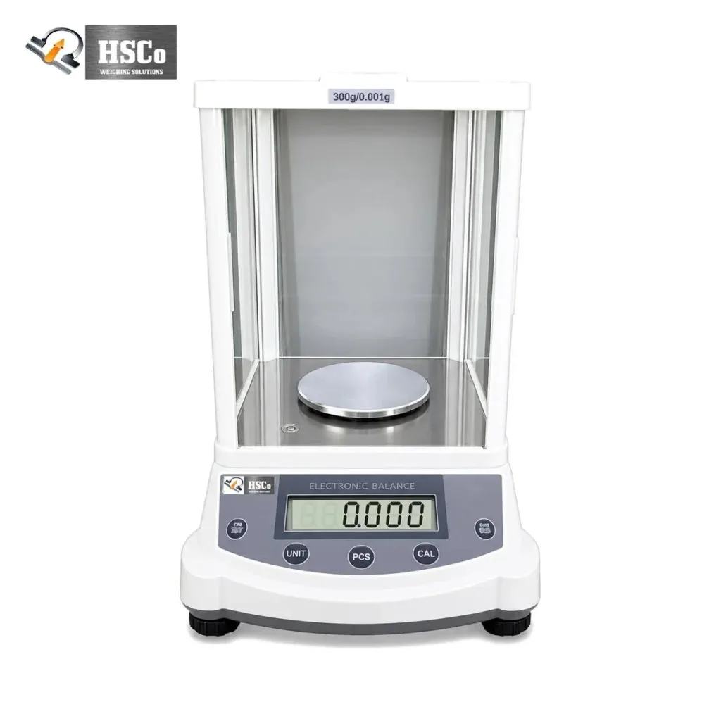 Scale accuracy class: what Class I, II, III and IV mean on your scale 8 HSCo LAB300 precision laboratory balance with a glass draft shield and round pan