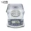 HSCo JEWE2000 jewellery scale with a clear draft shield over a round stainless steel pan